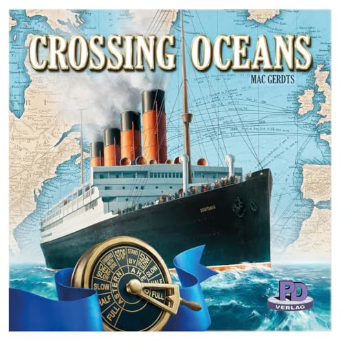 Rio Grande Games Crossing Oceans - Wirtschaftliches Themenbrettspiel, 19. Jahrhundert Maritimes Strategie-Brettspiel, PD-Spiele, Rio Grande Spiele, für Kinder ab 14 Jahren, 2-4 Spieler, 45-90 Minuten von RIO Grande Games ACH