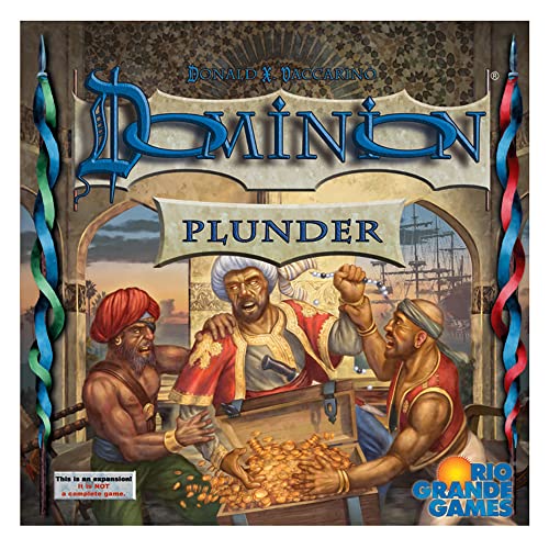 Rio Grande Games Dominion Plunder Expansion – Strategie-Kartenspiel, Erkundung und Plünderung des Meeres, Rio Grande Spiele für Kinder ab 14 Jahren, 2-4 Spieler, 30 Minuten Spielzeit Rio Grande Games Dominion Plunder Expansion – Strategie-Kartenspiel, Erkundung und Plünderung des Meeres, Rio Grande Spiele für Kinder ab 14 Jahren, 2-4 Spieler, 30 Minuten Spielzeit von Rio Grande Games