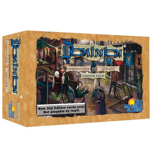 Rio Grande Games: Dominion Cornucopia & Guilds - Update Pack - Neue 2nd Edition Cards Only Expansion Pack to Update 1st Edition to 2nd Edition von Rio Grande Games