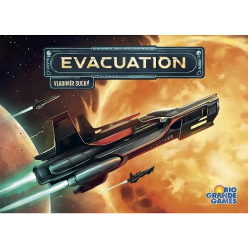 Rio Grande Games: Evakuierung – Strategie-Brettspiel, Raumzivilisationsbau, Ressourcenmanagement, Apokalyptisch, ab 14 Jahren, 1-4 Spieler, 90-120 Minuten Rio Grande Games: Evakuierung – Strategie-Brettspiel, Raumzivilisationsbau, Ressourcenmanagement, Apokalyptisch, ab 14 Jahren, 1-4 Spieler, 90-120 Minuten von Rio Grande Games