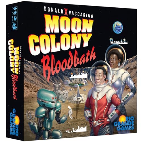 Rio Grande Games: Moon Colony Bloodbath – Strategie-Kartenspiel, Überleben im Weltraum, Motorenbau, Losing Tableau-Spiel, ab 14 Jahren, 1–5 Spieler Rio Grande Games: Moon Colony Bloodbath – Strategie-Kartenspiel, Überleben im Weltraum, Motorenbau, Losing Tableau-Spiel, ab 14 Jahren, 1–5 Spieler von Rio Grande Games