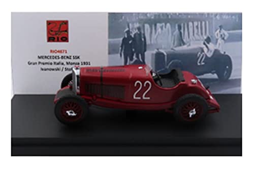 Mercedes SSK SSK 7.1L S6 N.22 F1 G.P.Italy MONZA 1931 IVANOWSKI-STOFFEL 1:43 - Rio RI4671 - Auto Competition - Die Cast - Modellbau Mercedes SSK SSK 7.1L S6 N.22 F1 G.P.Italy MONZA 1931 IVANOWSKI-STOFFEL 1:43 - Rio RI4671 - Auto Competition - Die Cast - Modellbau von Rio