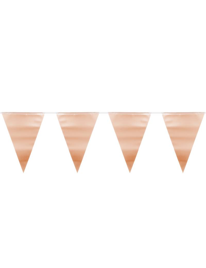 Partygirlande Raumdekoration metallisch gold-rosa 6 m von FOLAT BV