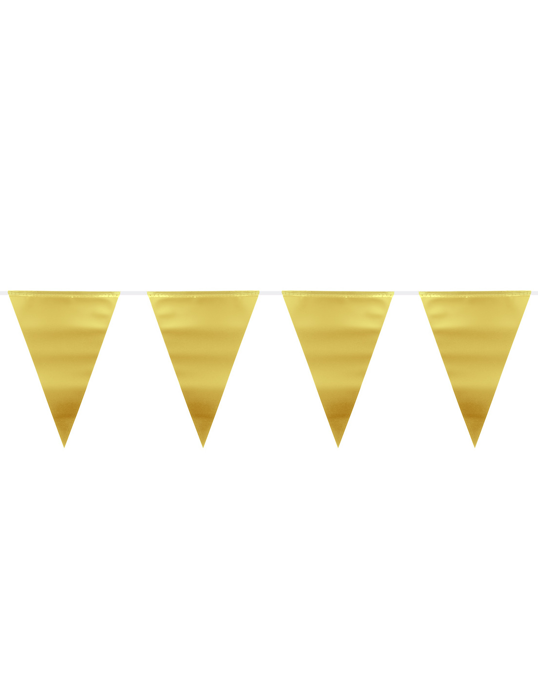 Wimpel-Girlande Partydeko gold 6 m Wimpel-Girlande Partydeko gold 6 m von FOLAT BV