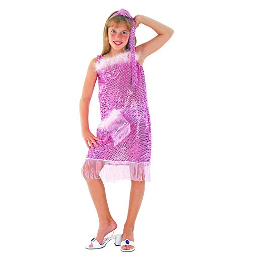 Rire Et Confetti - Fiafla016 – Kostüm für Kinder – Kostüm Petite Charleston Rosa – Mädchen – Größe S von Rire Et Confetti