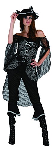 Rire Et Confetti - Fibpir036 – Kostüm für Erwachsene – Kostüm Kapitän Schatz Luxus – Damen – Größe M von Rire Et Confetti