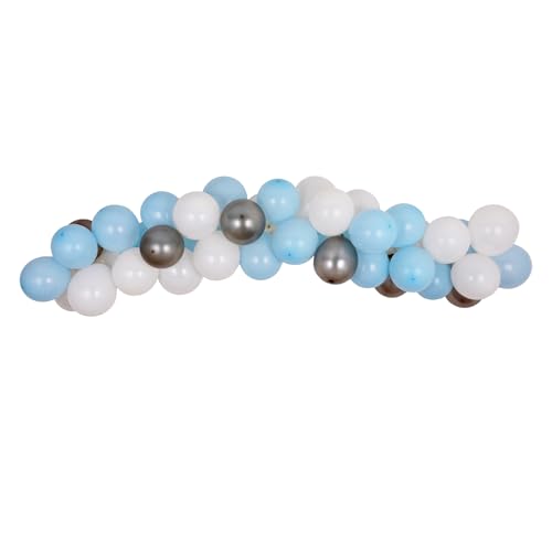 Set mit 40 Luftballons, Blau/Silber/Weiß Set mit 40 Luftballons, Blau/Silber/Weiß von Homéa