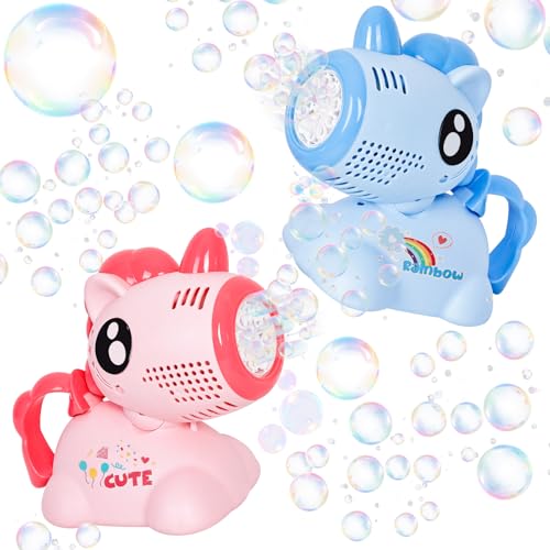 Risingor Seifenblasenmaschine, Einhorn Seifenblasenpistole für Kinder, Seifenblasen Pistole mit 5 Seifenblasen Flüssigkeit, Einhorn Seifenblas Spielzeug mit Licht Bubble Machine, Blau Risingor Seifenblasenmaschine, Einhorn Seifenblasenpistole für Kinder, Seifenblasen Pistole mit 5 Seifenblasen Flüssigkeit, Einhorn Seifenblas Spielzeug mit Licht Bubble Machine, Blau von Risingor