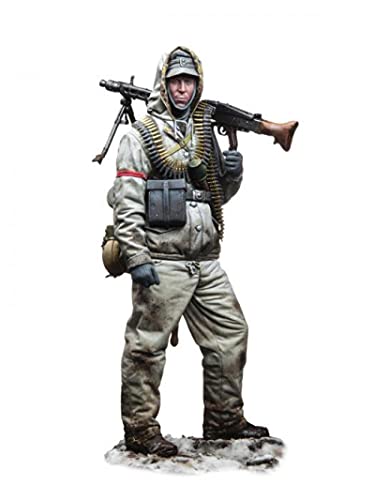 Risjc 1/16 120mm WWII Winter Soldier Resin Soldier Modell unbemalt unmontiert Miniaturmodellbausatz/A69138 von Risjc