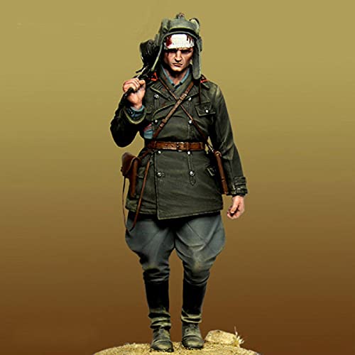 Risjc 1/16 Resin Figur Soldat Modell, WWII sowjetischer Panzersoldat gk Hand, um weiße Modell Krieg zu führen // N11764 von Risjc