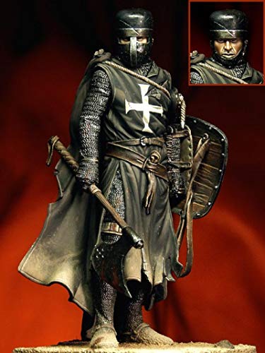 Risjc 1/18 90mm Ancient Crusader Knight Resin Figur Miniaturbausatz unbemalt unmontiert/R20457 von Risjc