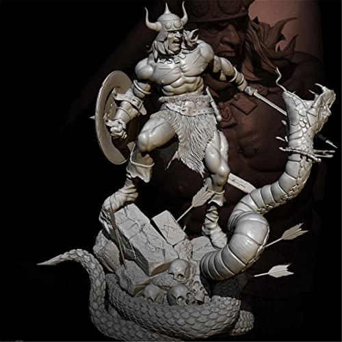 Risjc 1/24 75 mm antiker römischer Krieger und Schlange Harzmodell Miniatur-Bausatz, unmontiert und unbemalt Die Cast Soldier Assembly/B593n Risjc 1/24 75 mm antiker römischer Krieger und Schlange Harzmodell Miniatur-Bausatz, unmontiert und unbemalt Die Cast Soldier Assembly/B593n von Risjc