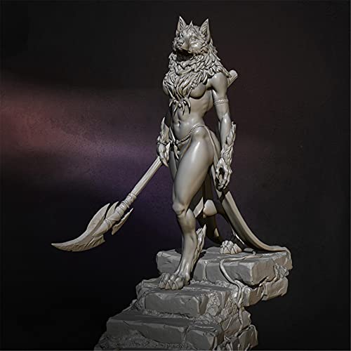 Risjc 1/24 75mm Fantasy Orc Female Warrior Resin Miniatur-Charaktermodell unbemalt und unmontiert Modellbausatz – 1D7394 Risjc 1/24 75mm Fantasy Orc Female Warrior Resin Miniatur-Charaktermodell unbemalt und unmontiert Modellbausatz – 1D7394 von Risjc