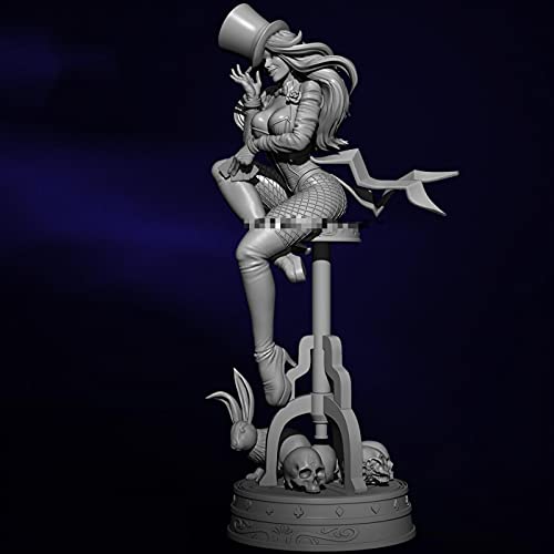 Risjc 1/24 75mm Sci-Fi Magier Mädchen Resin Soldat Modell unbemalt und unmontiert Bausatz/8737X von Risjc