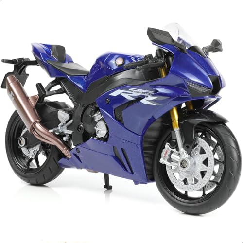 Risopen 1:12 Motorrad Modell kompatibel für Honda CBR 1000R Legierung Diecast Motorrad Modell Spielzeug Mini Moto Geschenk (blau) von Risopen