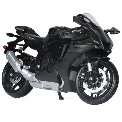 Risopen 1:12 Motorrad Modell kompatibel für Yamaha YZF-R1 1000R Legierung Diecast Motorrad Modell Spielzeug Mini Moto Geschenk (schwarz) Risopen 1:12 Motorrad Modell kompatibel für Yamaha YZF-R1 1000R Legierung Diecast Motorrad Modell Spielzeug Mini Moto Geschenk (schwarz) von Risopen