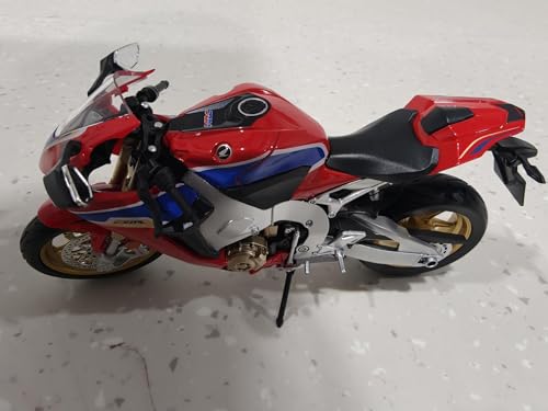 Risopen 1: 9 Motorradmodell kompatibel für Honda CBR 1000RR Metall Die-Cast-Motorradmodell Keine Baugruppe benötigt Mini-Fertig-Moto-Geschenk für Erwachsene （rot） von Risopen