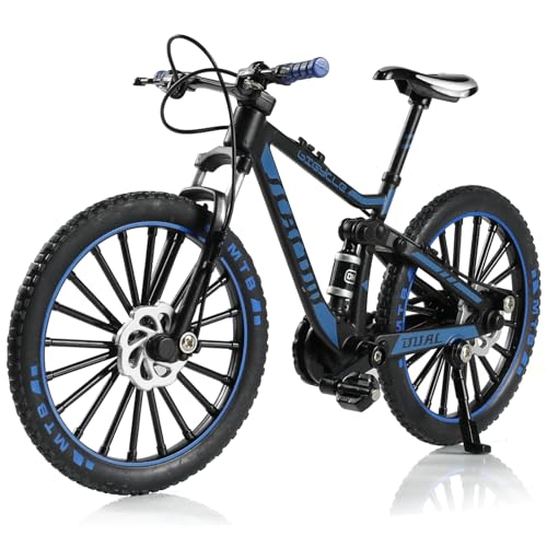 Risopen 1:8 Skala Druckguss Metall Mini Mountainbike Fahrrad Modell Spielzeug Finger BMX Spielzeug Desktop Dekoration Handwerk für Radfahren Liebhaber (Blau) Risopen 1:8 Skala Druckguss Metall Mini Mountainbike Fahrrad Modell Spielzeug Finger BMX Spielzeug Desktop Dekoration Handwerk für Radfahren Liebhaber (Blau) von Risopen