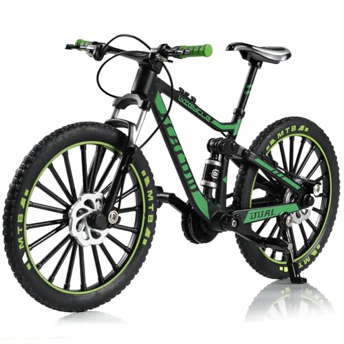 Risopen 1:8 Skala Druckguss Metall Mini Mountainbike Fahrrad Modell Spielzeug Finger BMX Spielzeug Desktop Dekoration Handwerk für Radfahren Liebhaber (Grün) Risopen 1:8 Skala Druckguss Metall Mini Mountainbike Fahrrad Modell Spielzeug Finger BMX Spielzeug Desktop Dekoration Handwerk für Radfahren Liebhaber (Grün) von Risopen