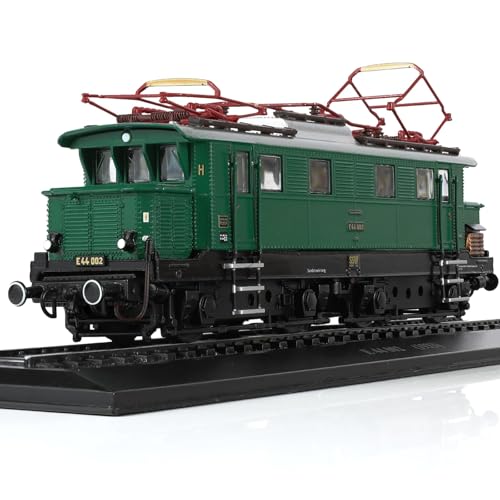 Risopen 1:87 Lokomotivmodell für 1933 E 44 002 Fertige Eisenbahn-Modellsammlung, keine Montage erforderlich, Zugdekoration, Geschenk für Erwachsene (grün) von Risopen
