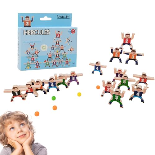 Ristyur Stapelbausteine-Spiel, Stapelspiel für Kinder | Bunte tragbare Mini-Stapelblöcke für Kinderspaß - Interaktives Lernspielzeug für die frühe Entwicklung, multifunktionale Blockspiele für Jungen, von Ristyur