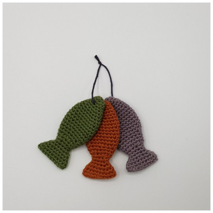 3 kleine Fische - Liederkoffer by Rito Krea - Häkelmuster mit drei kleine Fische von Rito Krea