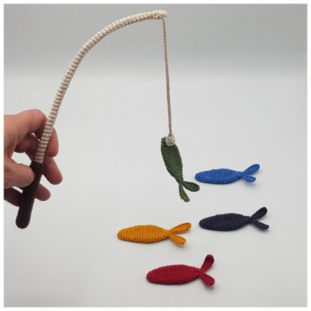 Angeln by Rito Krea - Häkelmuster mit Kit Angel und Fisch von Rito Krea