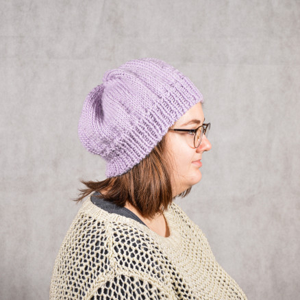 Baskenmütze by Rito Krea - Strickmuster mit Kit Mütze Größen S/M-L-XL von Rito Krea