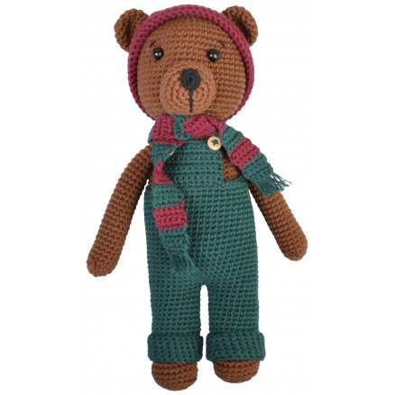 Bruno Teddy Bear by Rito Krea - Häkelmuster mit Kit Kuscheltier 24cm von Rito Krea