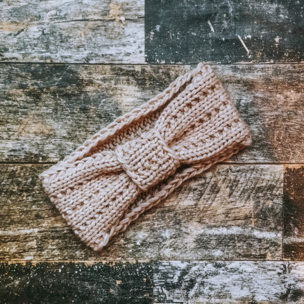 Classy Headband von Rito Krea - Stirnband Strickmuster Einheitsgröße von Rito Krea