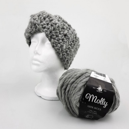 Crocheted Ear Warmer Headband by Rito Krea - Häkelmuster mit Kit Stirnband Ohrenwärmer Größen S-L Crocheted Ear Warmer Headband by Rito Krea - Häkelmuster mit Kit Stirnband Ohrenwärmer Größen S-L von Rito Krea