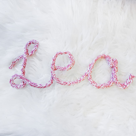 Decorative Name Sign by Rito Krea - DIY Namensschild von Rito Krea