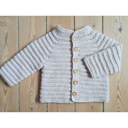 Die Oktober-Jacke by Rito Krea - Häkelmuster Babyjacke Größen 6 Monate - 4/5 Jahre von Rito Krea