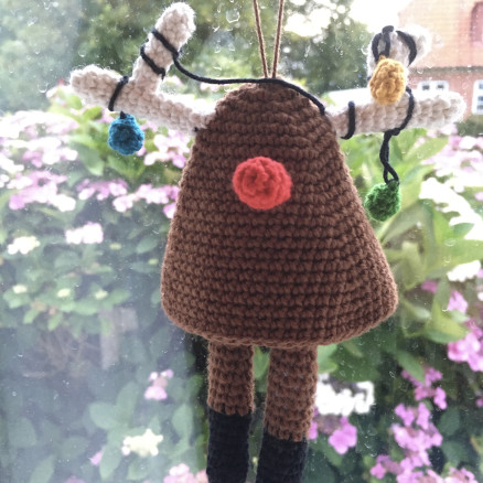 DingleDangle Rudolf von Rito Krea - Rudolf Häkelmuster 15cm von Rito Krea