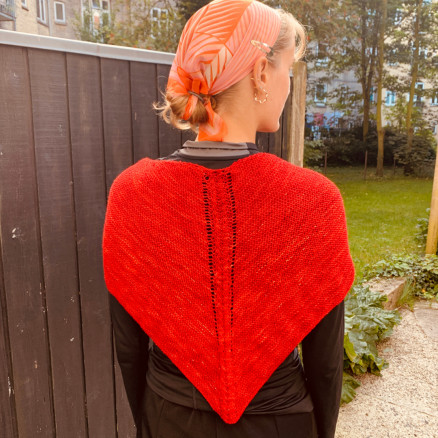 Dreieckstuch by Rito Krea - Strickmuster mit Kit Tuch 45x100cm von Rito Krea