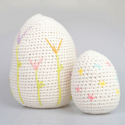Easter Eggs by Rito Krea - Häkelmuster mit Kit Ostereier 18cm - 31cm von Rito Krea
