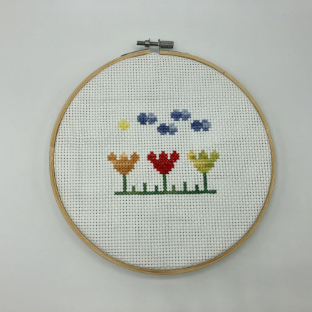 Frühlings-Stickerei - Stick-Set von Rito Krea