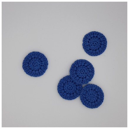 Gehäkelte Baumwoll-Gesichtspads by Rito Krea - Häkelmuster mit Kit Gesichtspads 5cm - ca. 25 Stk Gehäkelte Baumwoll-Gesichtspads by Rito Krea - Häkelmuster mit Kit Gesichtspads 5cm - ca. 25 Stk von Rito Krea