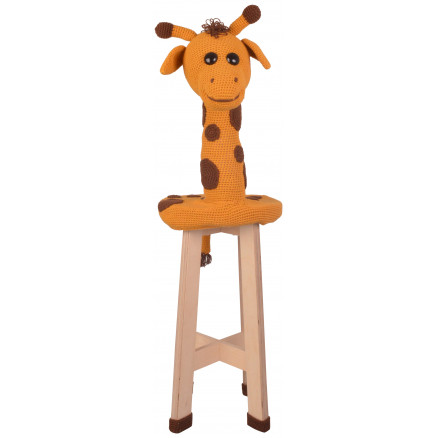 Giraffe Stool by Rito Krea - Häkelmuster mit Kit Sitzhocker-Kissen Giraffe Giraffe Stool by Rito Krea - Häkelmuster mit Kit Sitzhocker-Kissen Giraffe von Rito Krea