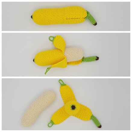 Karla´s Banane by Rito Krea - Frucht Häkelmuster mit Kit 21cm Karla´s Banane by Rito Krea - Frucht Häkelmuster mit Kit 21cm von Rito Krea