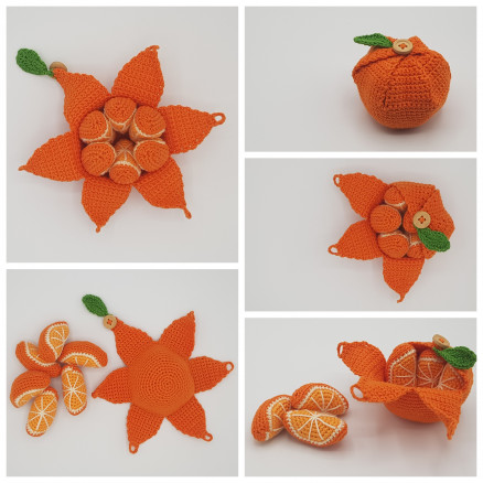 Karla´s Orange by Rito Krea - Frucht Häkelmuster mit Kit 10cm Karla´s Orange by Rito Krea - Frucht Häkelmuster mit Kit 10cm von Rito Krea