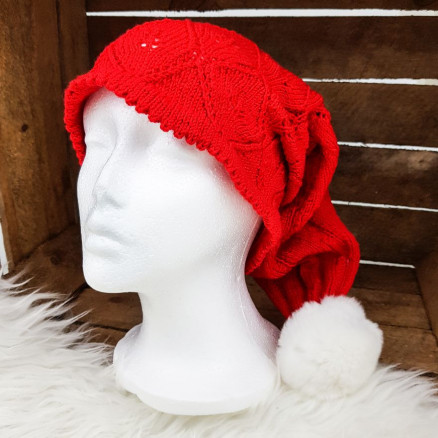 Knitted Christmas Hat by Rito Krea - Strickmuster mit Kit Weihnachtsmütze Größen S-L von Rito Krea