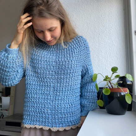 Lily's Sweater by Rito Krea - Häkelmuster mit Kit Größen XS-XL Lily's Sweater by Rito Krea - Häkelmuster mit Kit Größen XS-XL von Rito Krea