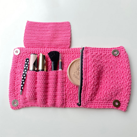 Make-up Clutch by Rito Krea - Häkelmuster mit Kit Clutch 16cm von Rito Krea