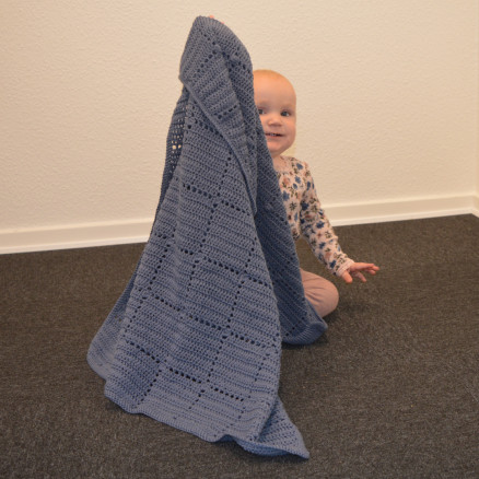 Nordic Baby Merino Babydecke by Rito Krea - Häkelmuster mit Kit Babydecke 70x100cm von Rito Krea