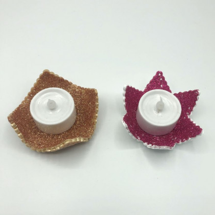 Perlen-Kerzenhalter by Rito Krea - Perlenmuster mit Kit Kerzenhalter 3x7cm von Rito Krea
