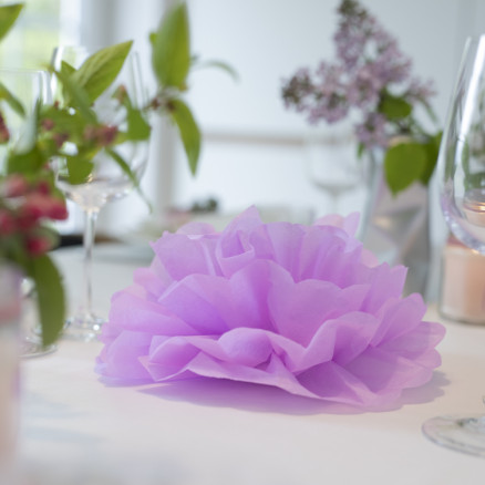 Pompom aus Seidenpapier von Rito Krea - DIY Anleitung Pompom - 5 Stk von Rito Krea