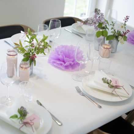 Recycelte Tischdekoration in Rosa von Rito Krea - Tischdekoration DIY-Anleitung Recycelte Tischdekoration in Rosa von Rito Krea - Tischdekoration DIY-Anleitung von Rito Krea