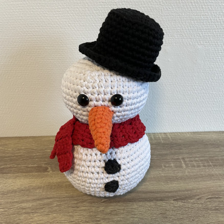 Schneemann von Rito Krea - Häkelmuster Schneemann 34cm von Rito Krea