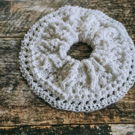 Scrunchie 4 von Rito Krea - Scrunchie-Strickmuster 16 cm von Rito Krea